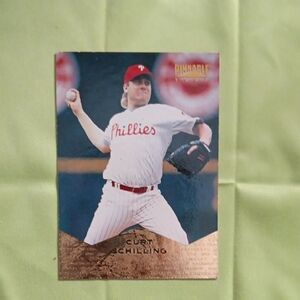 Baseball Art Print with Red and Gold Accents